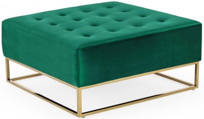 COTECOSY Menzzo Pouf, M&eacute;tal,Tissu, Taille Unique