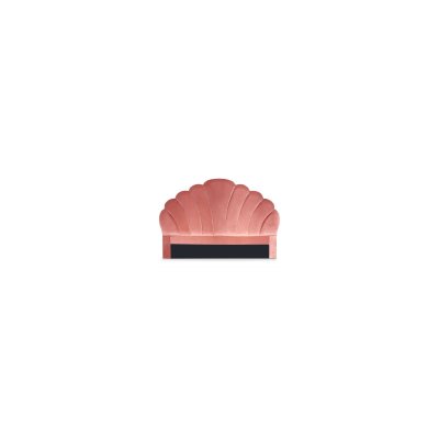 COTECOSY Menzzo T&ecirc;te de lit, Bois, Rose, L160 x P10 x H120 cm