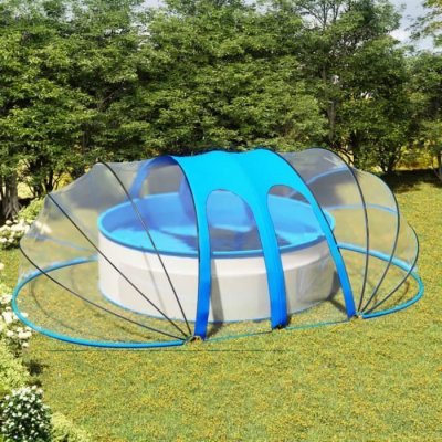 VIDAXL Mercatoxl - D&ocirc;me de piscine ovale 620x410x205 cm