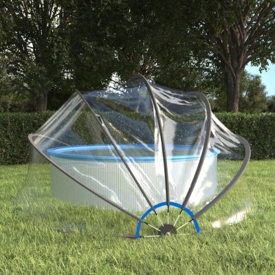 VIDAXL Mercatoxl - D&ocirc;me de piscine rond 406x203 cm pvc
