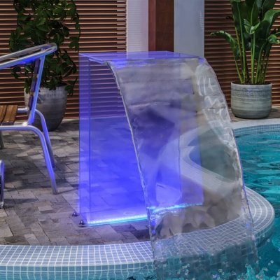 VIDAXL Mercatoxl - Fontaine de piscine avec led rvb Acrylique 51 cm