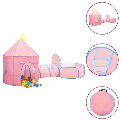VIDAXL Mercatoxl - Tente de jeu pour enfants Rose 301x120x128 cm