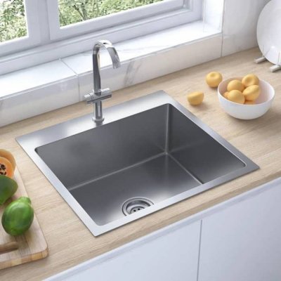 VIDAXL Mercatoxl - vier de cuisine fait main Acier inoxydable