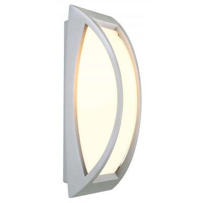 SLV Meridian 2 applique, gris argent, e27 &eacute;co. Energie, max. 25w, ip54