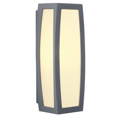 SLV Meridian box applique, anthracite, e27, max.20w, d&eacute;tect. De mouvement 230085
