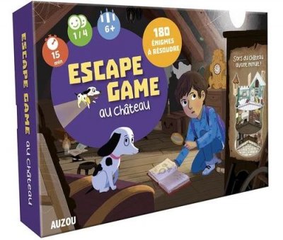 AUZOU Mes Premi&egrave;res Enqu&ecirc;tes Mon Grand Jeu Escape Game Au Ch&acirc;teau
