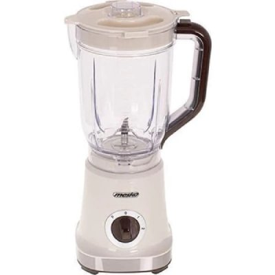 MESKO  MS 4079be Blender 1000W 1800ml Vitesses Multiples M&eacute;tal Blanc