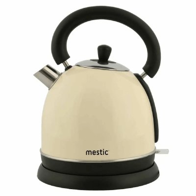 MESTIC  - Bouilloire &eacute;lectrique MWC-180 Retro 1,8 l Cr&egrave;me et noir n/a