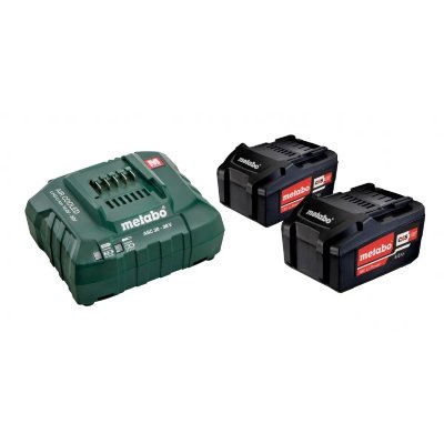 METABO  Pack &eacute;nergie 2 x 4.0 Ah + chargeur ASC 30-36