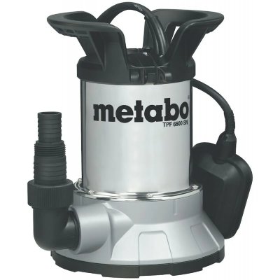 METABO  Pompe immerg&eacute;e &agrave; aspiration plate pour eaux claires TPF 6600 SN