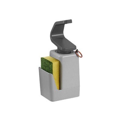 METALTEX  Distributeur de savon Soaptex - Avec porte-&eacute;ponge - 330 ml