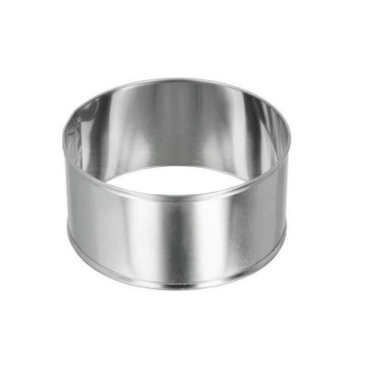 METALTEX  Lot de 2 cercles &agrave; p&acirc;tisserie en inox - &Oslash; 8,5 cm