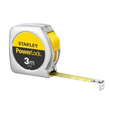 STANLEY M&egrave;tre ruban powerlock classic abs  1-33-238 3 m x 12,7 mm