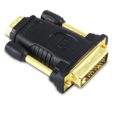 METRONIC  470302 Adaptateur DVI-D m&acirc;le Noir