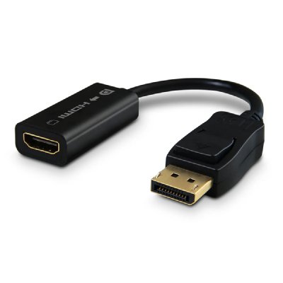 METRONIC  adaptateur displayport m&acirc;le vers hdmi fem. - 370289 