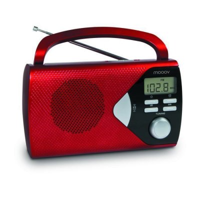 METRONIC  - radio portable rouge 