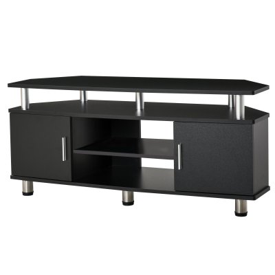 HOMCOM Meuble banc TV design contemporain multi-rangements
