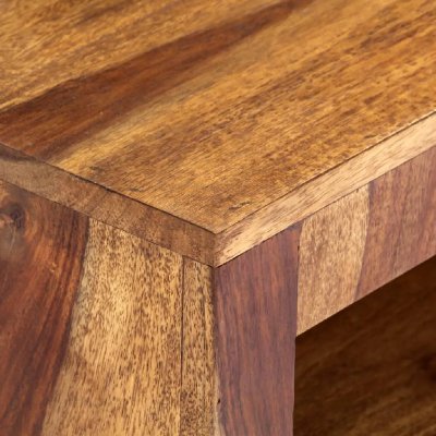 HELLOSHOP26 Meuble t&eacute;l&eacute; buffet tv t&eacute;l&eacute;vision design pratique 140 cm bois massif de sesham