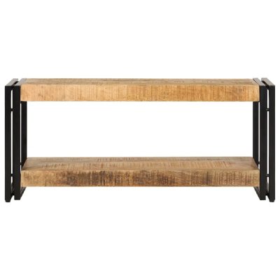 HELLOSHOP26 Meuble t&eacute;l&eacute; buffet tv t&eacute;l&eacute;vision design pratique 90 cm bois de manguier massif 2502028