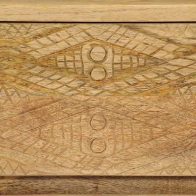 HELLOSHOP26 Meuble t&eacute;l&eacute; buffet tv t&eacute;l&eacute;vision design pratique bois massif de manguier 120 cm 2502171