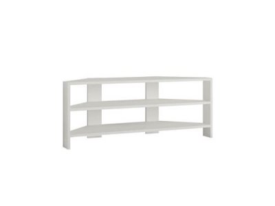 SUBLEEM Meuble TV 2 &eacute;tag&egrave;res Nistus 114cm Blanc - Blanc