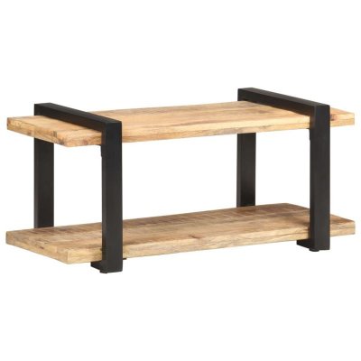 VIDAXL Meuble tv 90x40x40 cm Bois de manguier brut  n/a