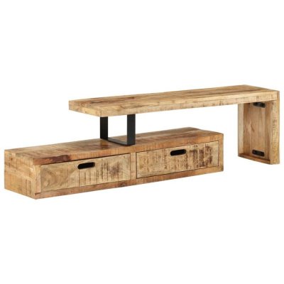 VIDAXL Meuble tv bois massif de manguier - 