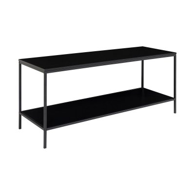HOUSE NORDIC Meuble tv en bois et m&eacute;tal L100cm - Vita - Couleur - Noir 