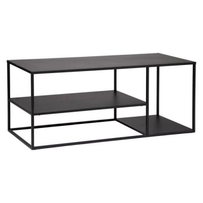 ATMOSPHERA Meuble TV Gota - m&eacute;tal - Noir -  cr&eacute;ateur d'int&eacute;rieur