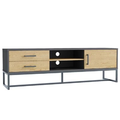 CONCEPT USINE Meuble TV industriel avec rangements