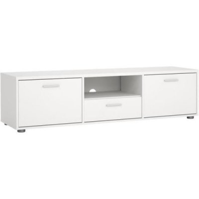 GENERIQUE Meuble TV MEDIA mat 2 portes 1 tiroir 147 2 39 8 38 4 cm