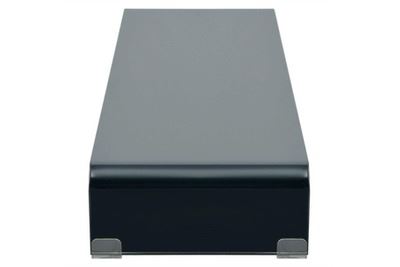 VIDAXL Meuble tv/ support pour moniteur 120 x 30 x 13 cm verre noir
