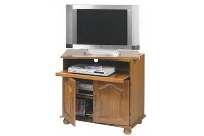 ACTUAL DIFFUSION MEUBLE TV VIDEO 2 PORTES CHENE