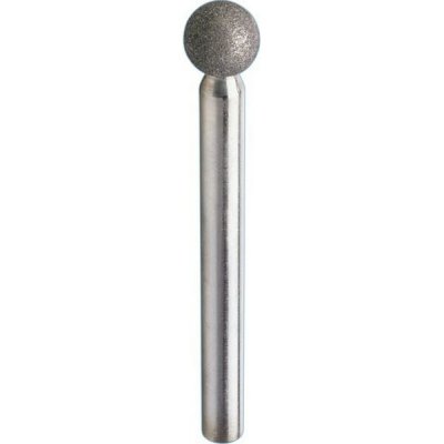 PFERD Meule sur tige diamant D126 forme sph&eacute;rique 2x3mm  1 pcs