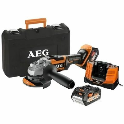AEG Meuleuse Brushless 18V 125mm BEWS 18-125BL-502C - 2 batteries 5,0Ah- 1 chargeur