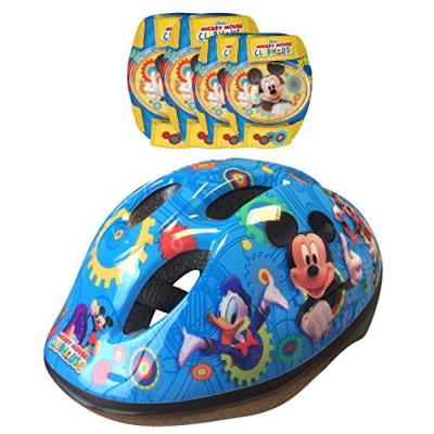 STAMP MICKEY Combo Set de Protection Casque + Coudi&egrave;res/Genouill&egrave;re