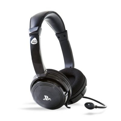 4GAMERS Micro-casque Gaming st&eacute;r&eacute;o  Pro 4 40 Noir pour PS4
