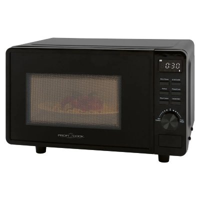 PROFICOOK Micro-ondes avec gril 20L 1150W Noir  PC-MWG1278-Noir