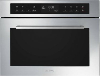 SMEG Micro ondes Combin&eacute; Encastrable SF4400MCX1, Elementi, combin&eacute; compact 44 litres 