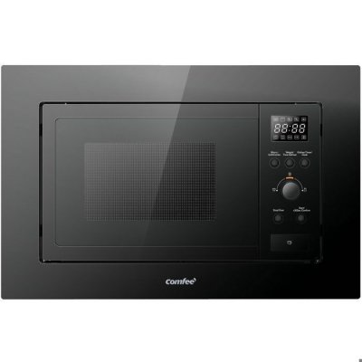 COMFEE Micro-ondes encastrable CBMAG820BJL-BK - 800W - Grill 1000 W - L59,5 x H38,8 x P34,35 cm- 20L - Noir 