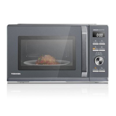 TOSHIBA Micro-ondes Inverter  MW3-AM25PFI(MG) - 25L - 900 w - 8,6KG - L51,8 x H42,5 - Gris morandi