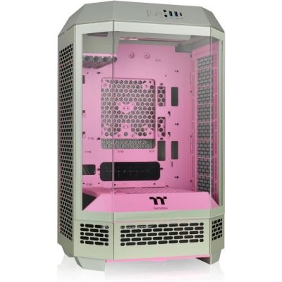 THERMALTAKE Micro-tour  The Tower 300 Matcha Plum Bo&icirc;tier PC prune