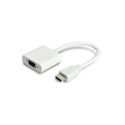 MICROCONNECT  HDMVGA1 Adaptateur HDMI m&acirc;le vers VGA femelle Blanc