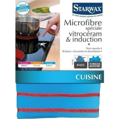 STARWAX Microfibre sp&eacute;ciale vitroceram et induction