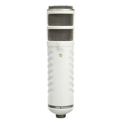 RODE Microphone dynamique  Podcaster MKII Blanc