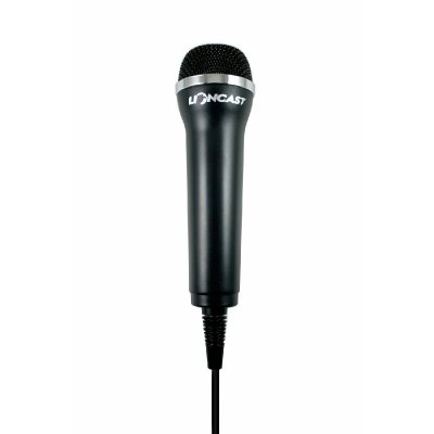 GENERIQUE Microphone Lioncast noir pour Wii, PS2, PS3 et Xbox360 - 1 pi&egrave;ce
