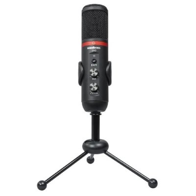 WOODBRASS Microphone USB -  - UM3 - Streaming Podcast Gaming - Supercardio&iuml;de - 5V DC