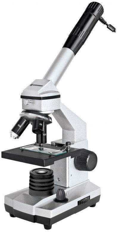 Microscope BRESSER JUNIOR 40x-1024x avec Cam&eacute;ra oculaire
