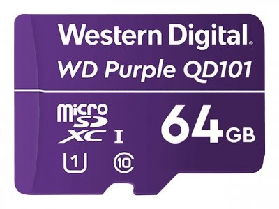 WESTERN DIGITAL Microsd purple 64gb WDD064G1P0C