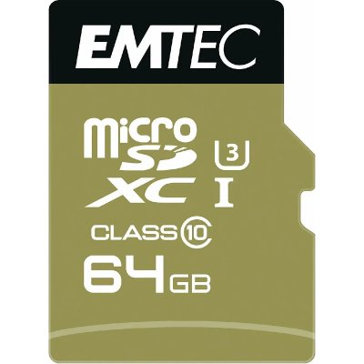EMTEC Microsdxc 64go  speedin cl10 95mb/s fullhd 4k ultrahd - sous blister